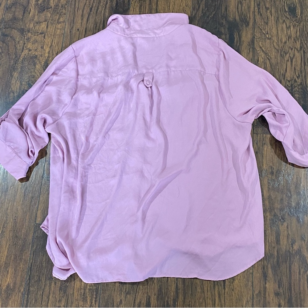 Torrid Georgette Button-Down Pullover Blouse Size… - image 4